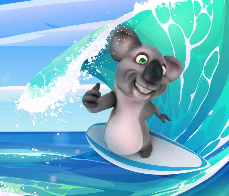 Kev shreds a 2-kilometre wave&hellip;